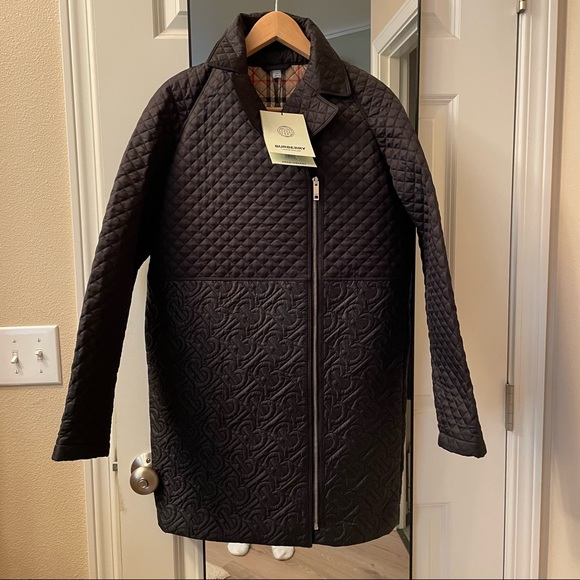 Burberry Kids Gia Quilted Monogram Coat - Picture 4 of 7